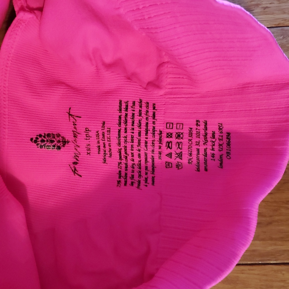 NWOT Free People Movement Good Karma Square-Neck Bra - Picture 3 of 3